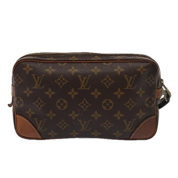 LOUIS VUITTON Monogram Marly Dragonne GM Clutch Bag - Picture 2 of 15